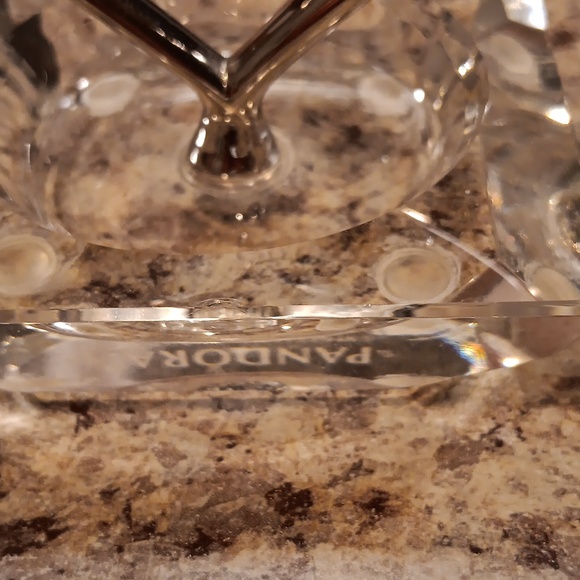 Pandora crystal and silver open heart ring holder. Unforgettable moments - Picture 4 of 4